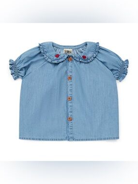 Bonton Aria Lightweight Denim Blouse 18 months